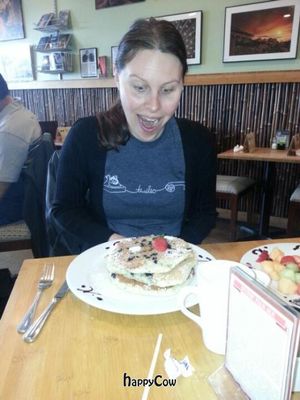 pancakes  at Naked Cafe in Encinitas