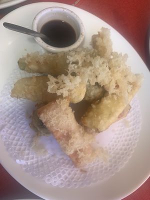 Veg tempura  at Great Asia in Lanzarote