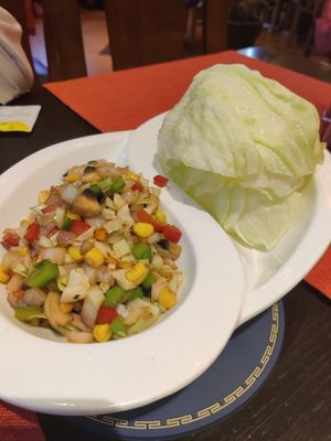 Vegetable yuk sung at Great Asia in Lanzarote