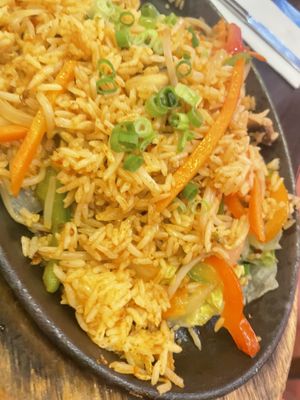 Veg Thai fried rice   at Great Asia in Lanzarote