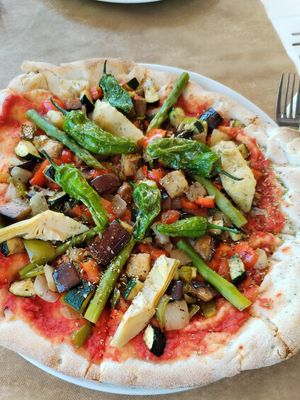 The peppers weren't included came from my bf meal. at LUA in Santa Susanna