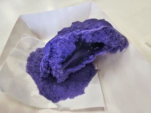 Vegan steamed bun - ube at Homer Sweet Home in Homer