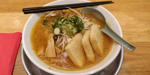 Yummy veggie tofu miso ramen at Ichi-ban Boshi in Sydney