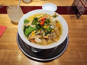 Vegetable ramen at Ichi-ban Boshi in Sydney