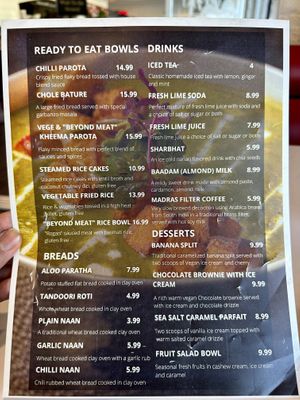 Menu  at The Copper Pot in Redondo Beach