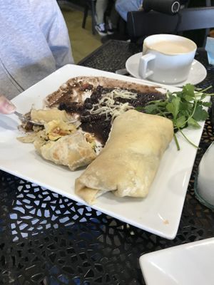 The Rising Sun Burritos   at Naked Cafe in San Diego