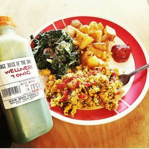 tofu scramble at Ocean Beach People's Organic Foods Deli in San Diego