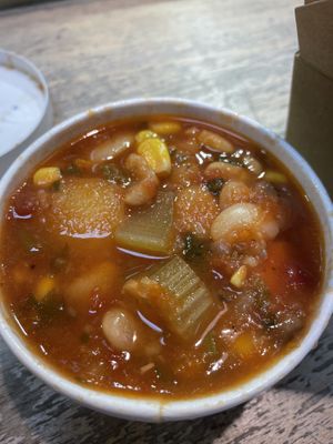 Country vegetable stew at Ocean Beach People's Organic Foods Deli in San Diego