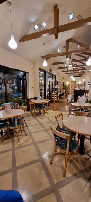 Interior at Mos Burger in Gotemba