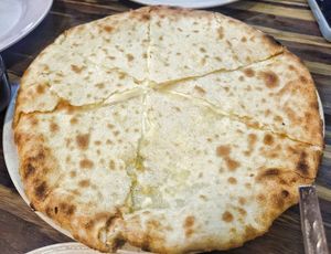 Signature cheese naan, must try at Ceylonese Restaurant Sdn Bhd in Kuching