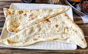 Butter naan at Ceylonese Restaurant Sdn Bhd in Kuching