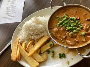 Mushroom Stroganoff  at The Nith Hotel in Dumfries