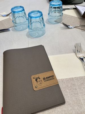 Menu  at Zì Antò in La Maddalena