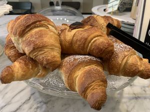 Jam-filled croissants   at Simply Raw Bakery and Bistro in Vienna