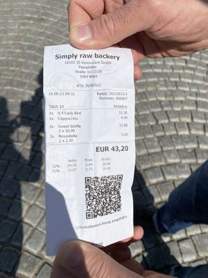   at Simply Raw Bakery and Bistro in Vienna