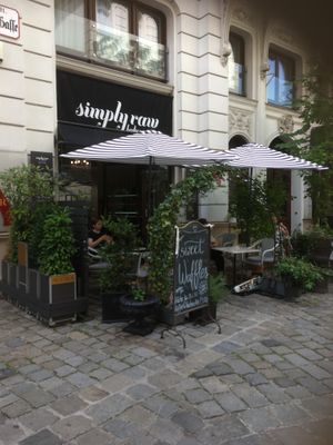 Cute location  at Simply Raw Bakery and Bistro in Vienna