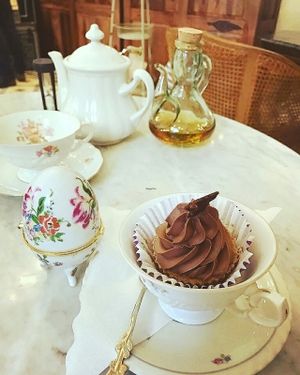 Raw Vegan Cupcake  at Simply Raw Bakery and Bistro in Vienna