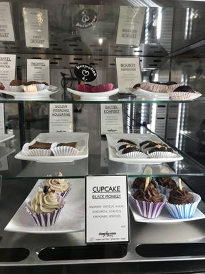 sweets  at Simply Raw Bakery and Bistro in Vienna