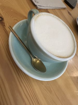 Oat cappuccino   at Lawasi Coffeeshop in Paris