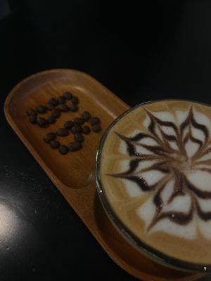 OatMilk Latte  at Bamboo Bistro in Ho Chi Minh City