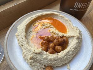 Hummus  at Zahter in London