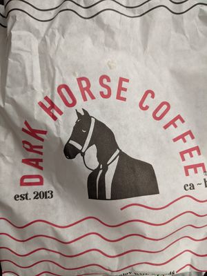 Take away at Dark Horse Coffee Roasters in San Diego