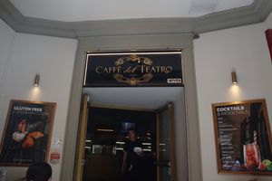 the front entrance  at Caffè del Teatro Niccolini in Florence