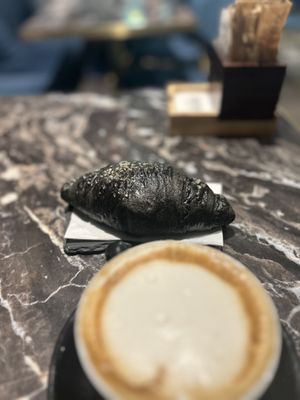 Black croissant   at Caffè del Teatro Niccolini in Florence