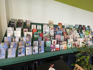 Books, books, books  at Lesecafe Anstandig essen in Erlangen