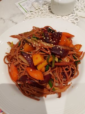 spaghetti at Lesecafe Anstandig essen in Erlangen