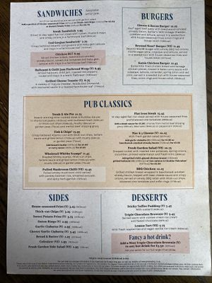 Menu (23/07/24)  at Pippin in Maidstone