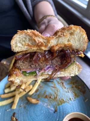 Beyond Meat Burgerr  at Pippin in Maidstone