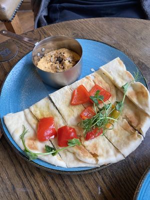 Harissa Houmous & Flatbreadd  at Pippin in Maidstone
