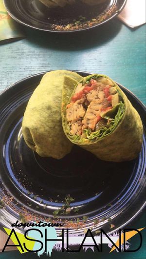 tempeh wrap  at Pangea in Ashland