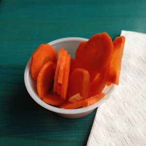 carrot garnish at Pangea in Ashland
