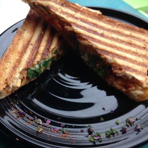 tempeh 'what she's having'.  spicy but good!! at Pangea in Ashland