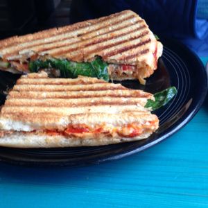 chicken 'what she's having'.  at Pangea in Ashland