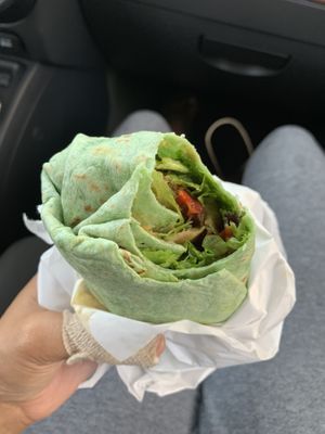 The Tempehst Wrap  at Pangea in Ashland