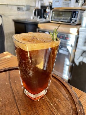 Maryberry espresso tonic   at Exquisite Creatures Coffee in Portland