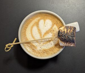 Torched Marshmallow Latte at Exquisite Creatures Coffee in Portland