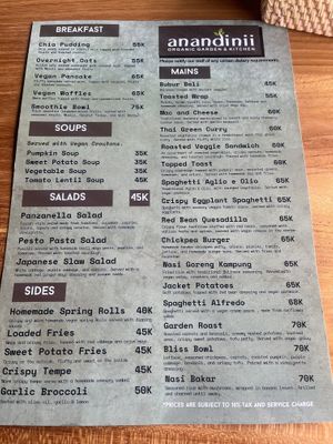   at Anandinii Organic Garden & Kitchen in Sidemen