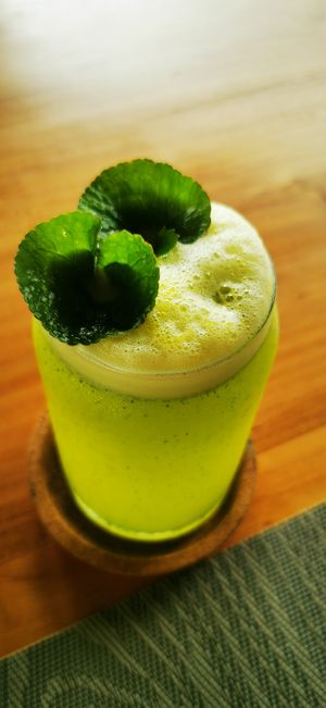 Immune Booster drink at Anandinii Organic Garden & Kitchen in Sidemen
