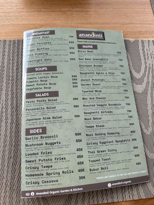   at Anandinii Organic Garden & Kitchen in Sidemen