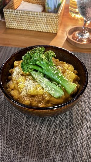 Mac and Cheese - sooo good!  at Anandinii Organic Garden & Kitchen in Sidemen