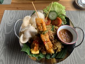 Nasi Goreng  at Anandinii Organic Garden & Kitchen in Sidemen