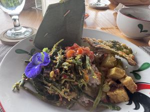   at Anandinii Organic Garden & Kitchen in Sidemen