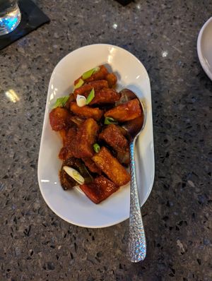 Yucca mogo at Blue India in Atlanta