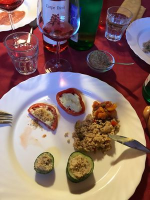 25 euros 10 courses   at Agriturismo Tenuta Antica in Cessole