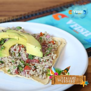 Ceviche de cuscús   at Vfish in Morelia