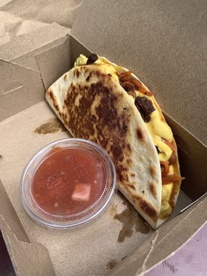 Vegan Barbados gringa  at Rascals Run in Bridgewater